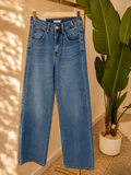 Jeans donna gamba dritta vestibilità regolare