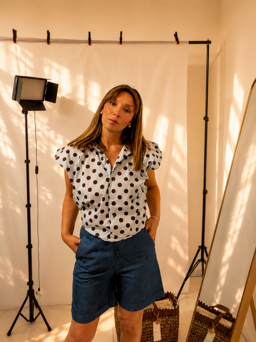 Shorts donna in cotone