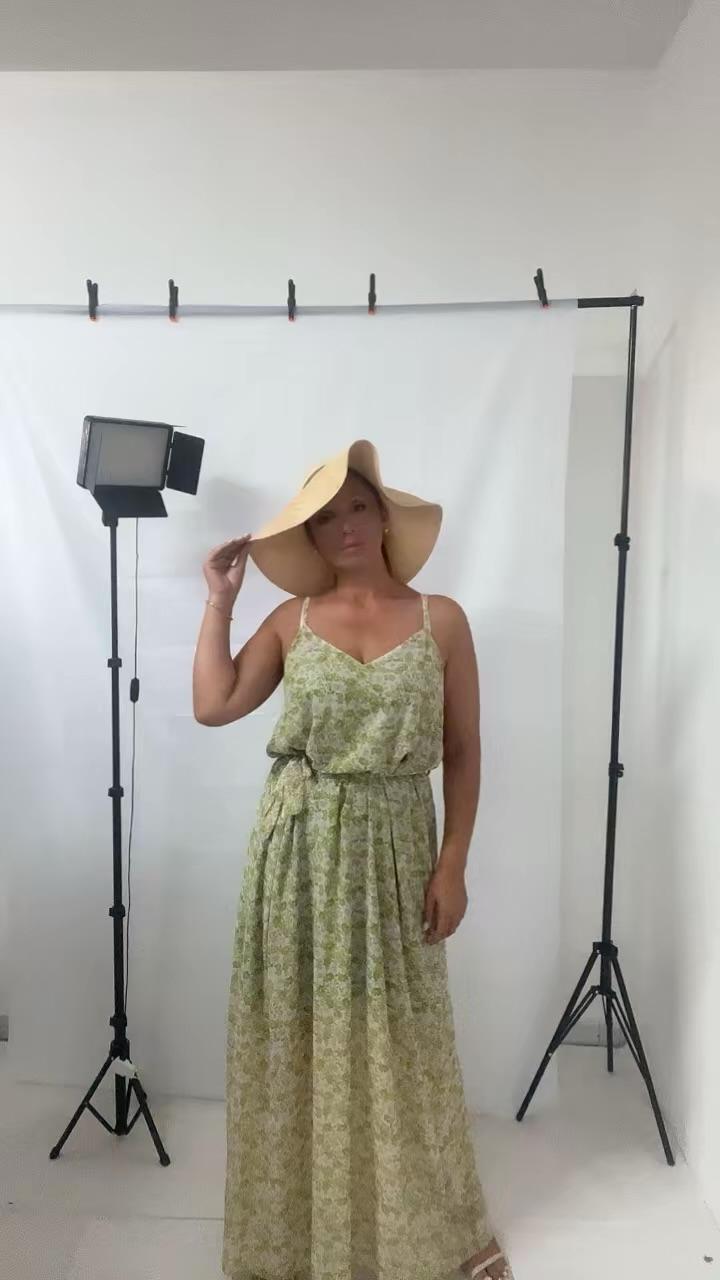 Abito Emanuela donna in chiffon floreale – Taglia L