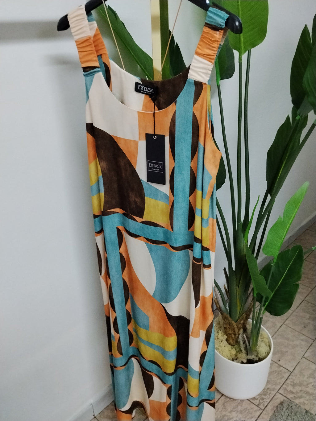 Abito donna fantasia in viscosa 100% – Taglia S