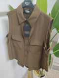 Camicia in viscosa smanicata