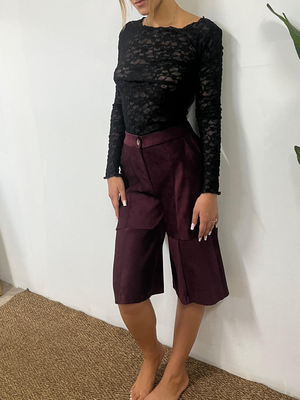 Maglia sotto giacca in pizzo