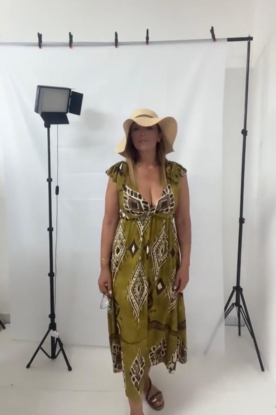 Abito Cloe donna in viscosa fantasia – Taglia unica