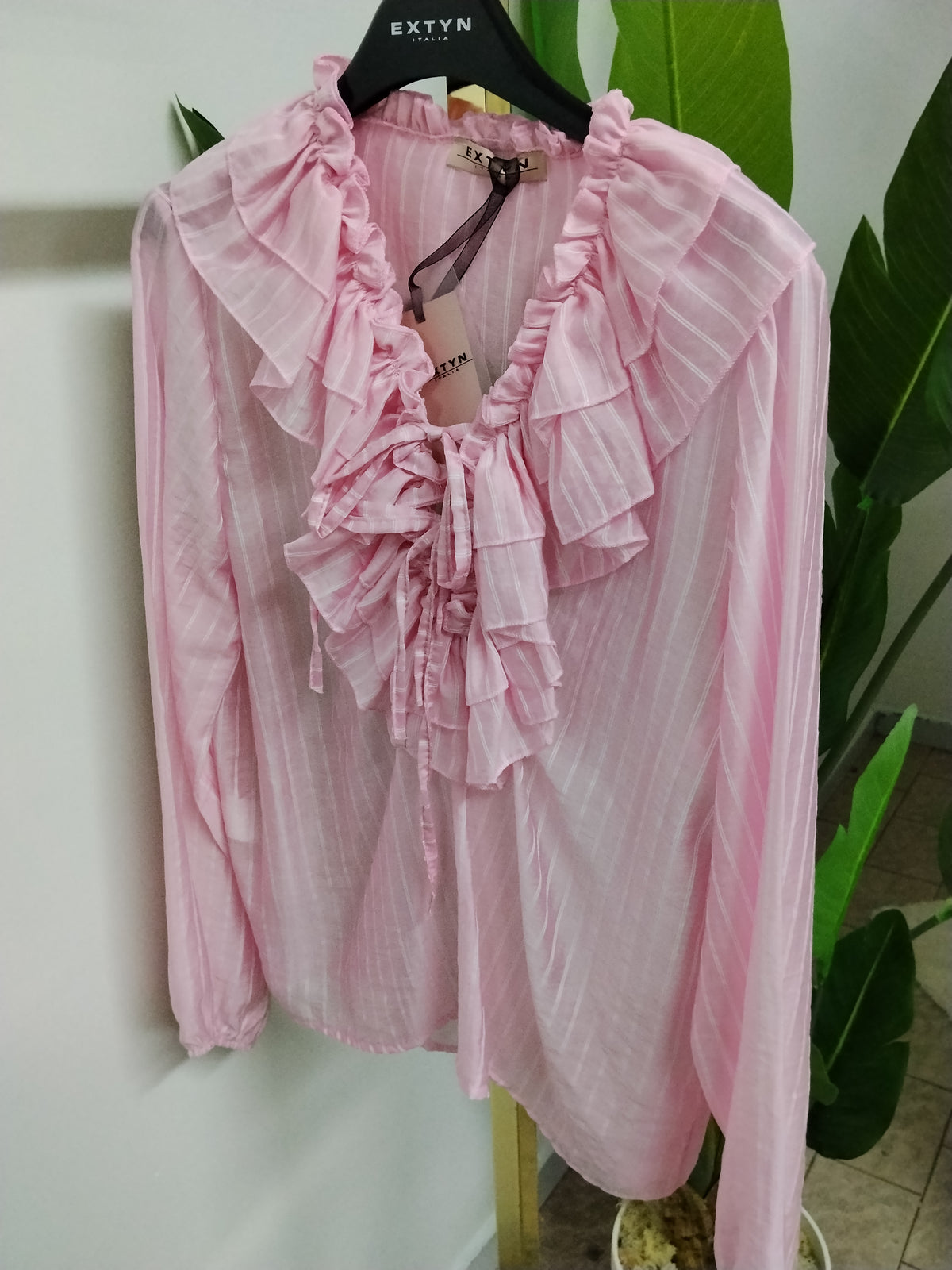 Camicia Flu Flu donna in lyocell con ruches